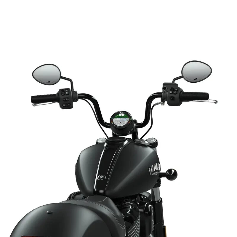 Indian Motorcycle OEM 5 in. Mid Rise Handlebars, Black | 2884998-266