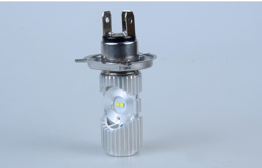 H4 LED Motorcycle ATV UTV Headlight 20W 1400LM 12V 6500K White Hi/Lo Bulb Lamp