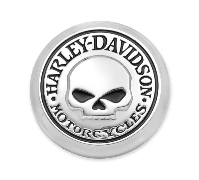NEW GENUINE HARLEY DAVIDSON WILLIE G SKULL MEDALLION STICK IT