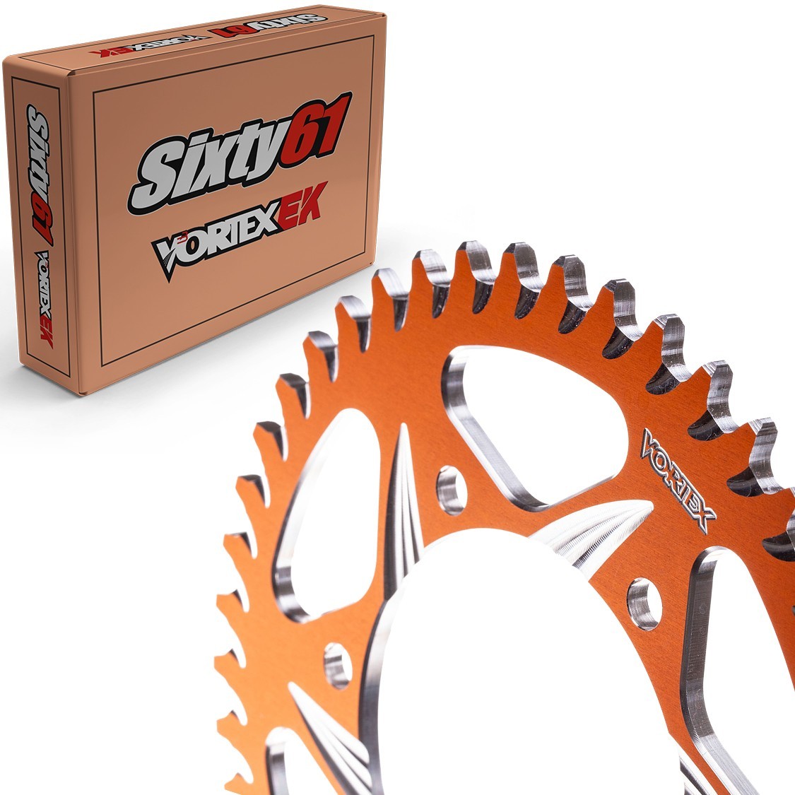 Suzuki DRZ400 SM S Rear Sprocket 2000-2024 Vortex 520 36-54T Blue Black Red Alum