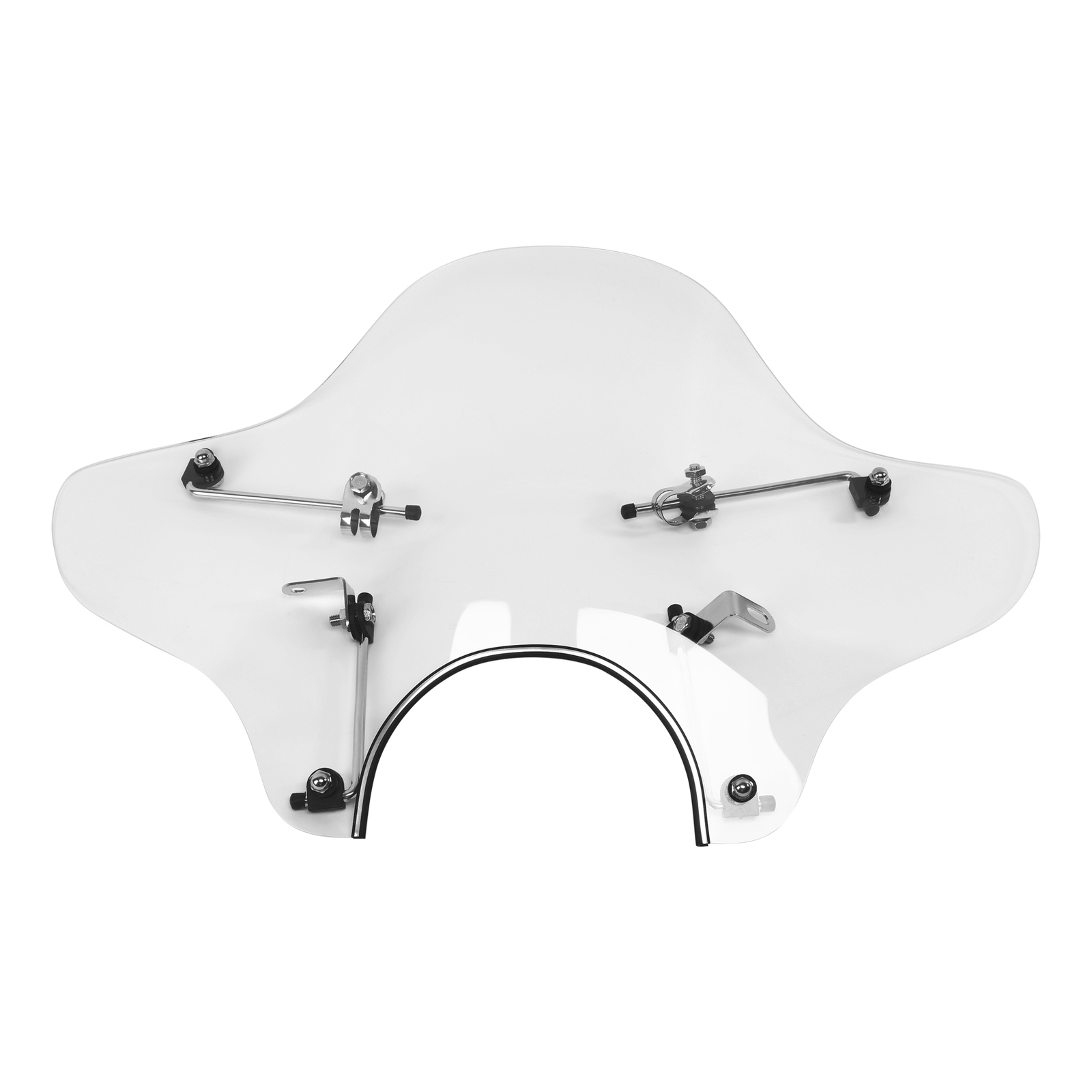 Motorcycle Windshield Windscreen Mounting Kit Universal Fit For Honda Cruiser