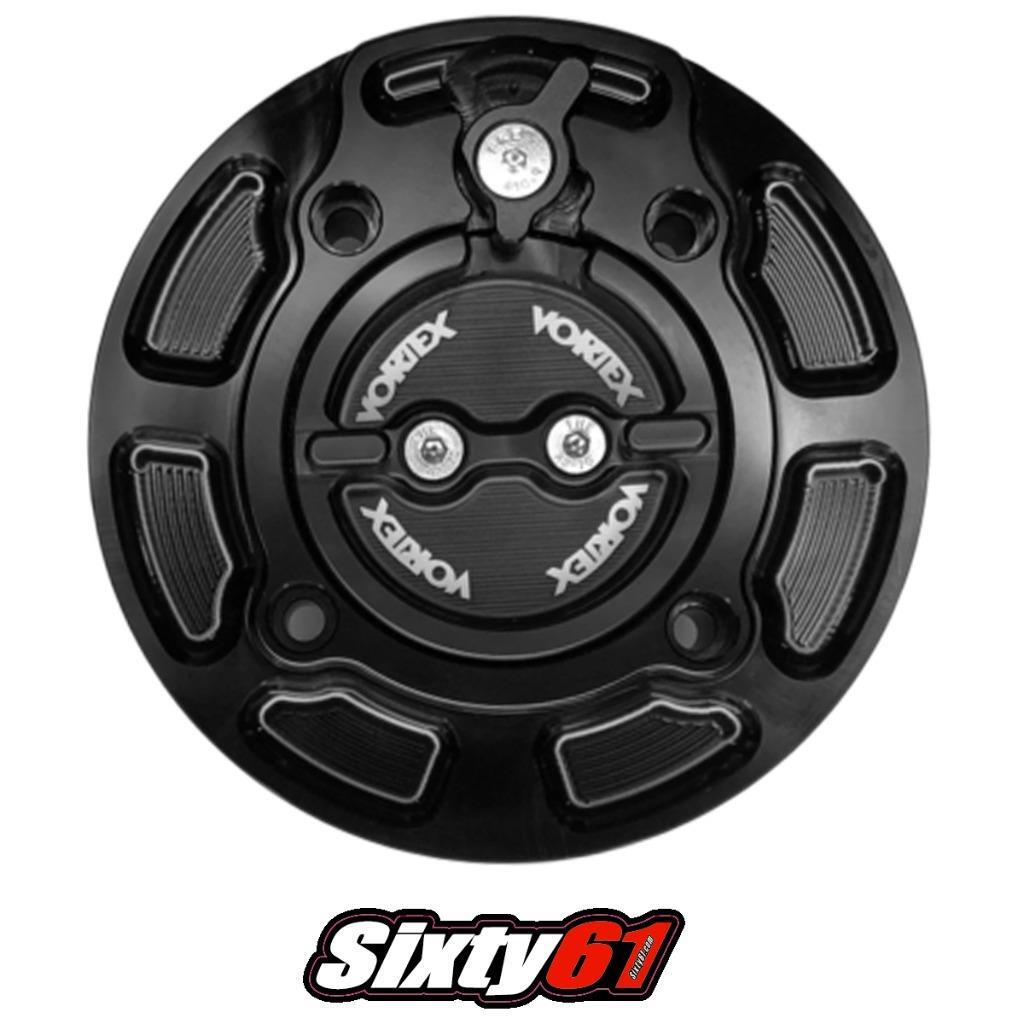 Kawasaki ZX6R ZX 6R Gas Cap 2019-2024 2025 Vortex Black V-3 Fuel Filler Keyless