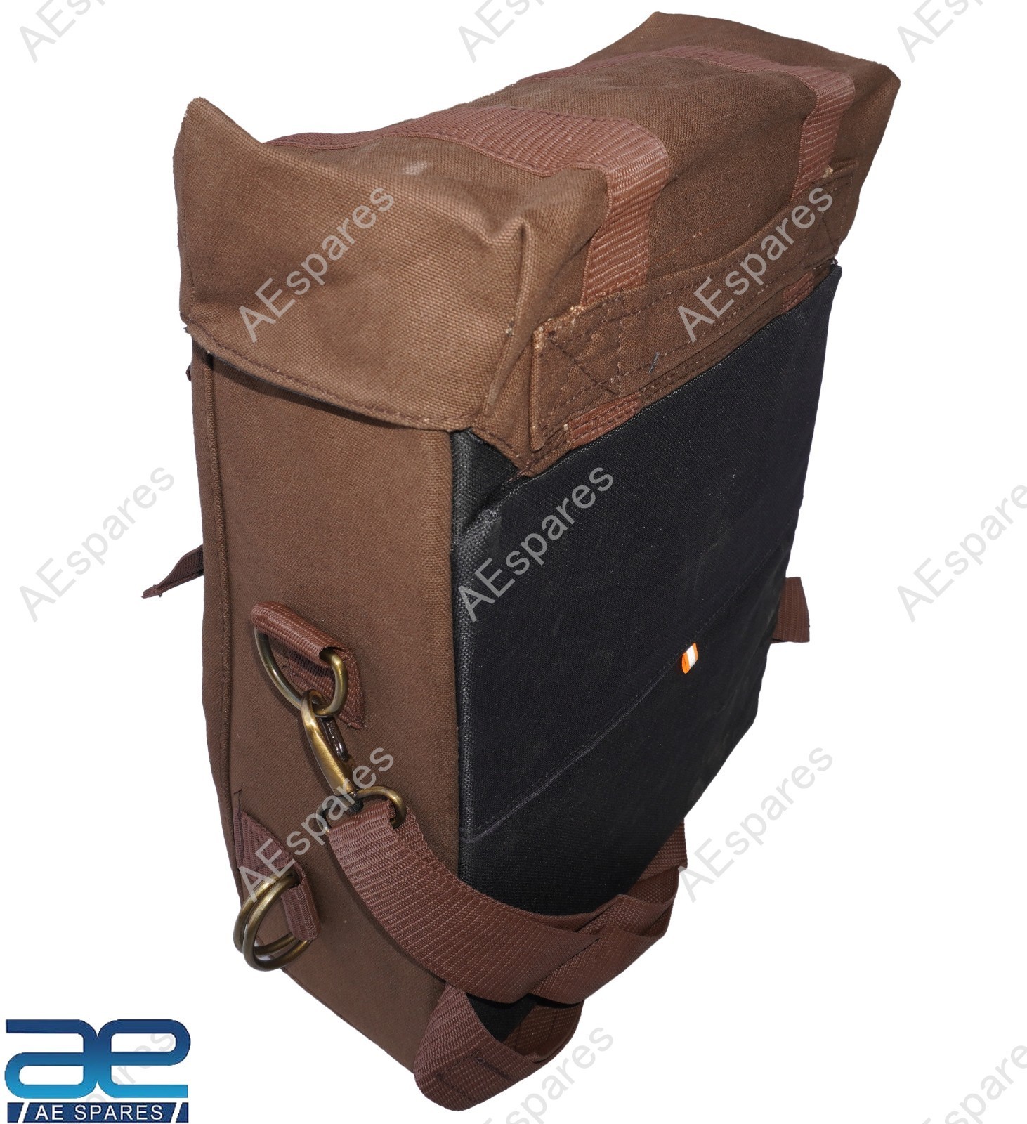 Brown Pannier Bags With Fitting For Royal Enfield New Classic Reborn 350 @RE