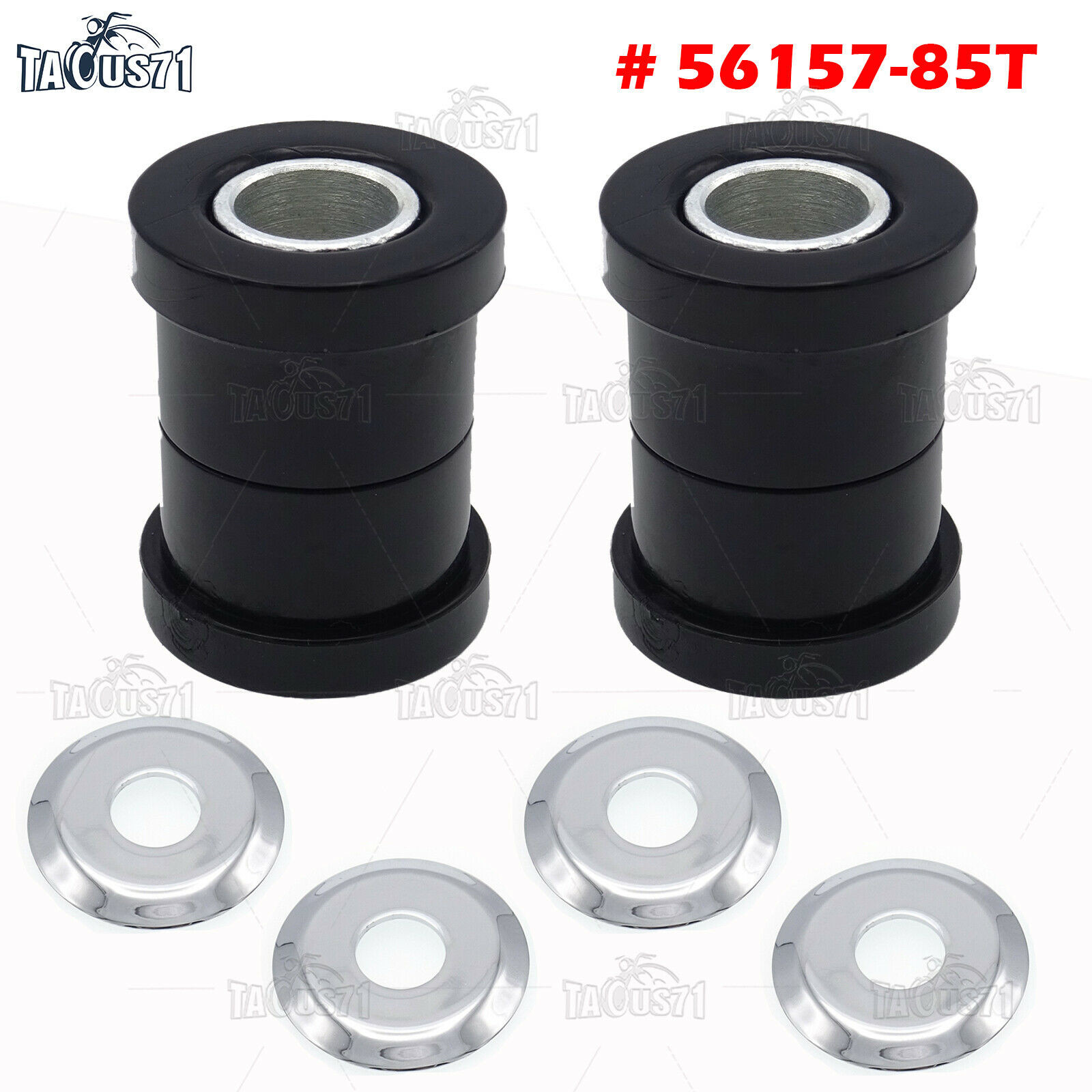 Handlebar Riser Bushings Urethane fit for Harley Softail Dyna Sportster Chopper