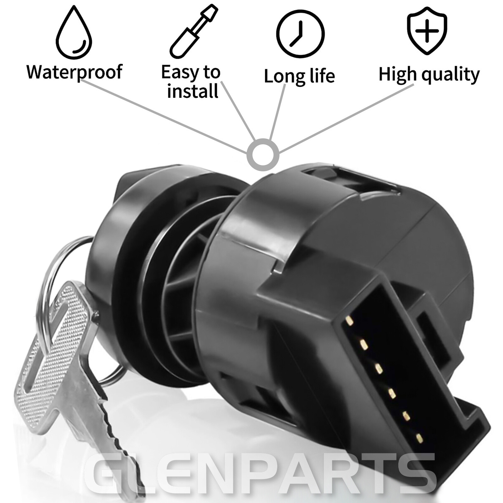 Ignition Key Switch for Polaris ACE 2014 Sportsman 500 2009 2010 1000 2016-2019