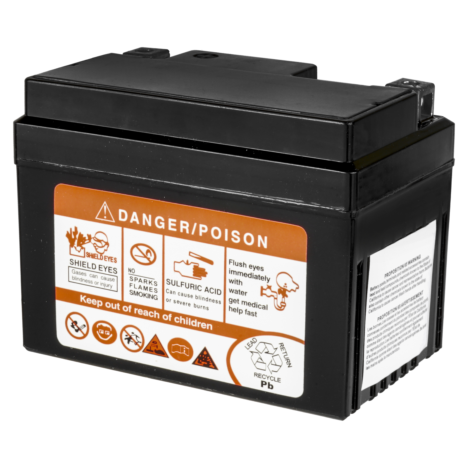 AGM Battery for Kawasaki Z125 PRO BR125J 2017 – 2025 / 12V 3 Ah CCA60 / FTH4L-BS