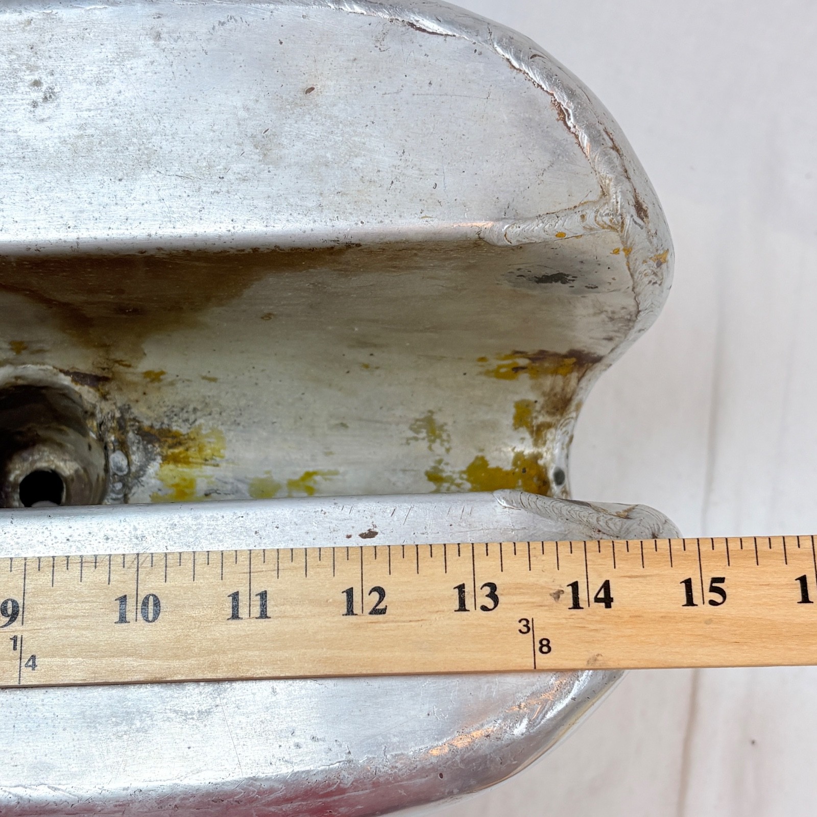 BSA Spitfire Polished Aluminum Alloy Fuel Gas Tank Monza Cap Cafe Racer Vintage