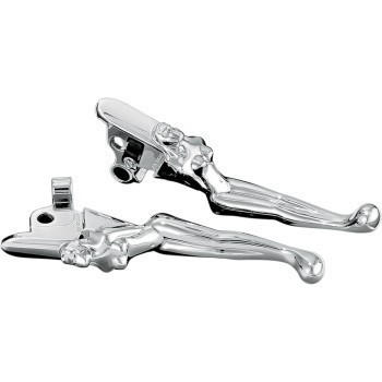 Kuryakyn 1049 Chrome Silhouette Clutch & Brake Levers for Harley