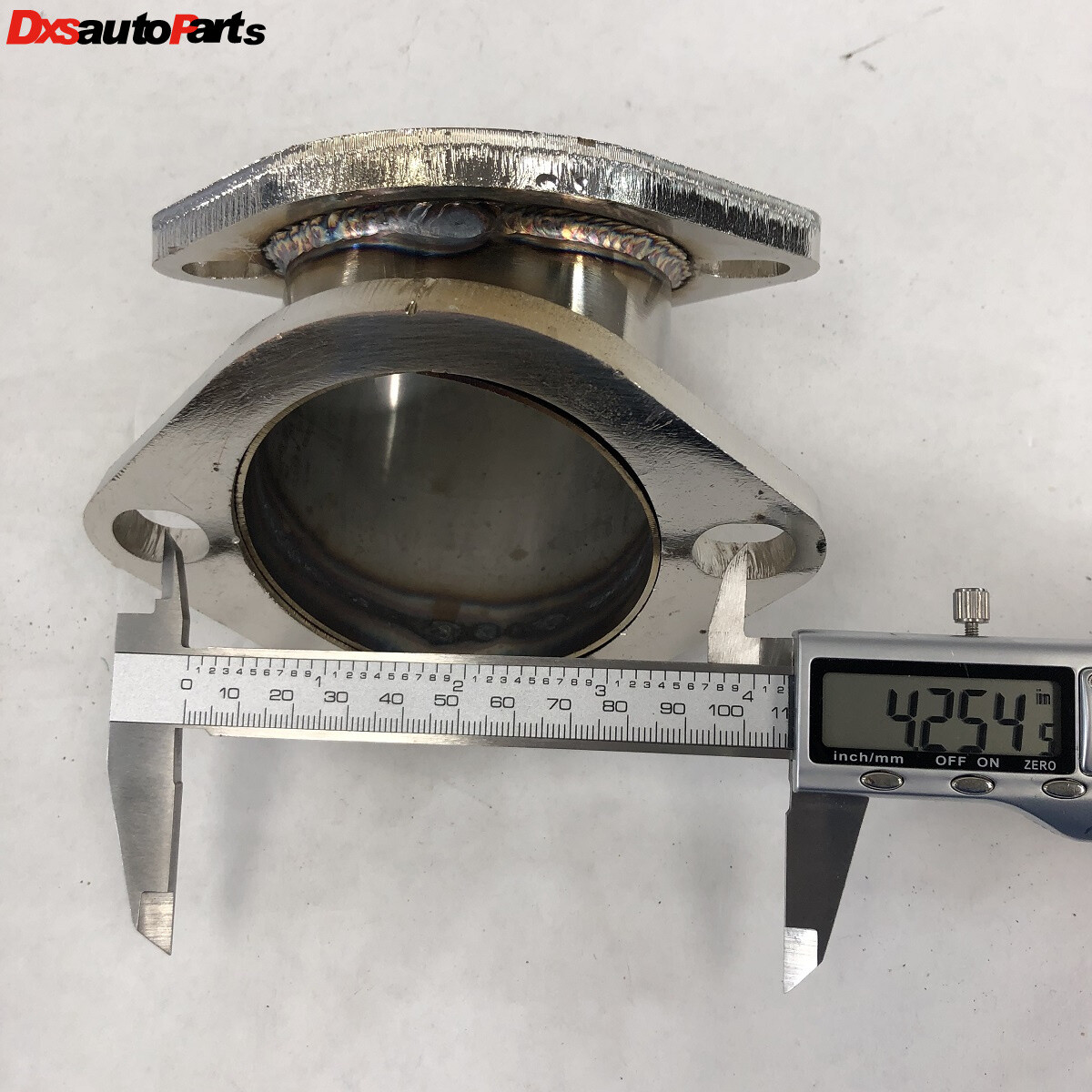 3″ to 3″ 45-degree 2 Bolt Flange Exhaust Muffler Pipe Flange Mild Steel
