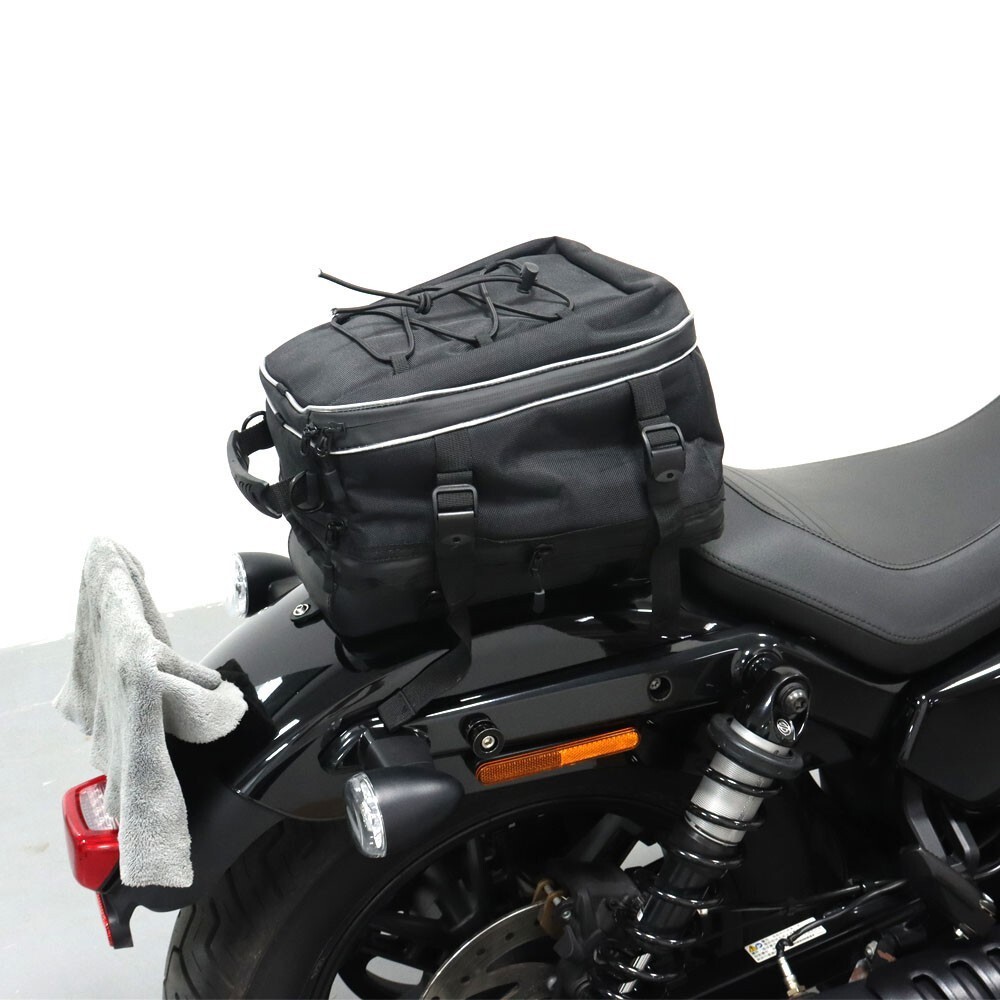 Rear Tail Storage Bag Travel Luggage Bag For Harley Nightster 975 RH975S 22-25