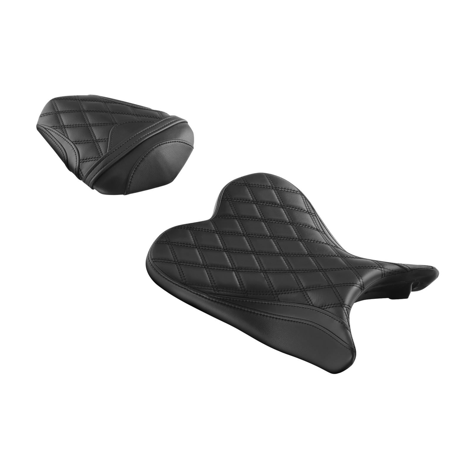 Black Rider Driver Passenger Seat Fit For Yamaha YZF R1 YZF-R1 2009-2014 2013