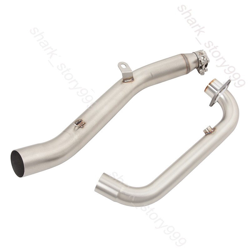 For Lifan KP Mini 150 LF150-5U Full Exhaust Header Front Pipe Black Muffler Tips