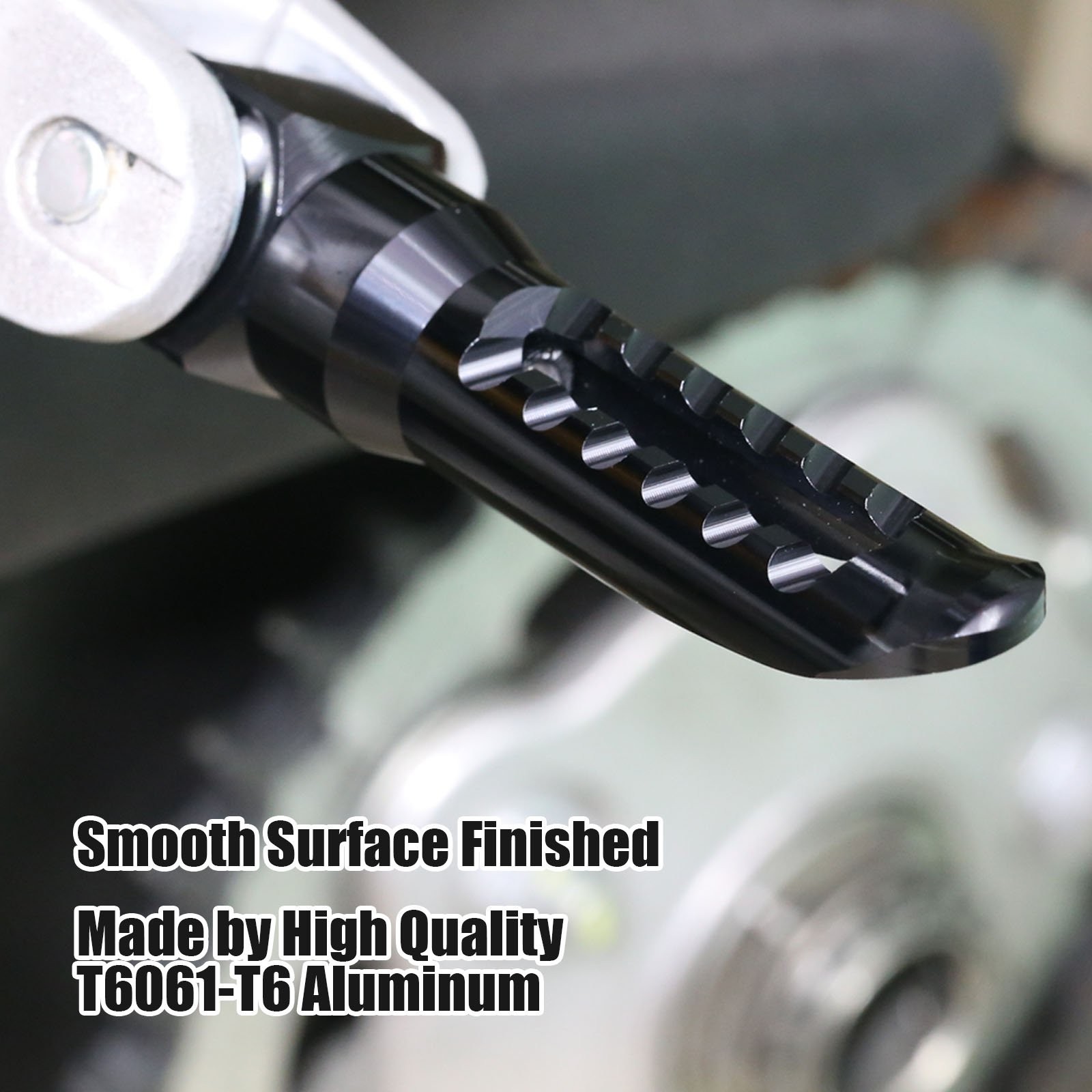 BOB Motorcycle Rider Foot Pegs Black For Buell S1 Lightning All Year
