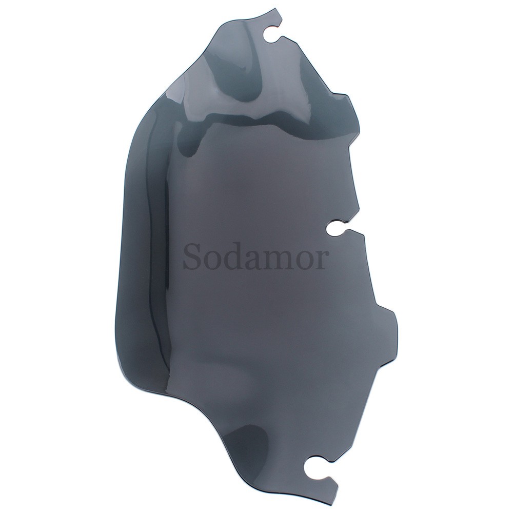 For Harley Touring Electra Glide 1996-2013 8″ Smoke Wave Windshield Windscreen