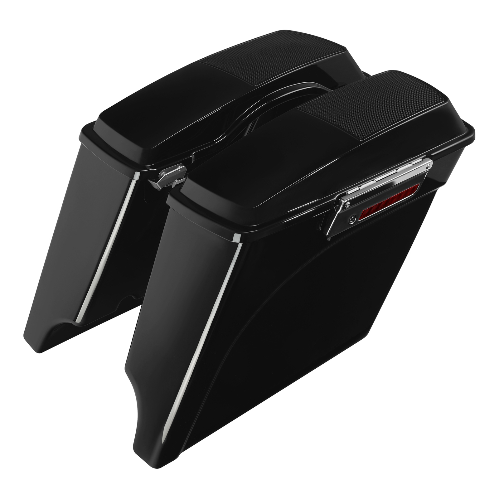 Stretched Saddlebags 6×9″ Speaker Lid &Rear Fender For Harley Street Glide 93-08