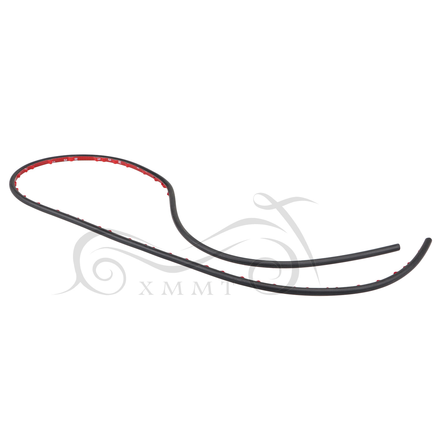 170cm Black+Red Rubber Saddlebag Lid Seal Gasket For Harley Touring FLHTC FLHX