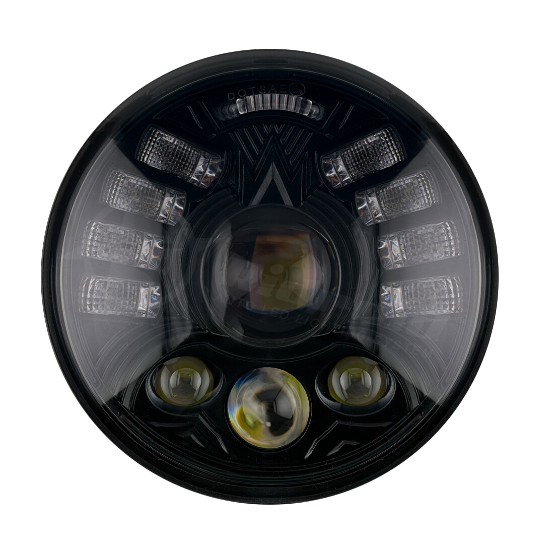5.75″ LED Headlight w/Turn Signal Halo DRL for Harley-Davidson Night Train FXSTB