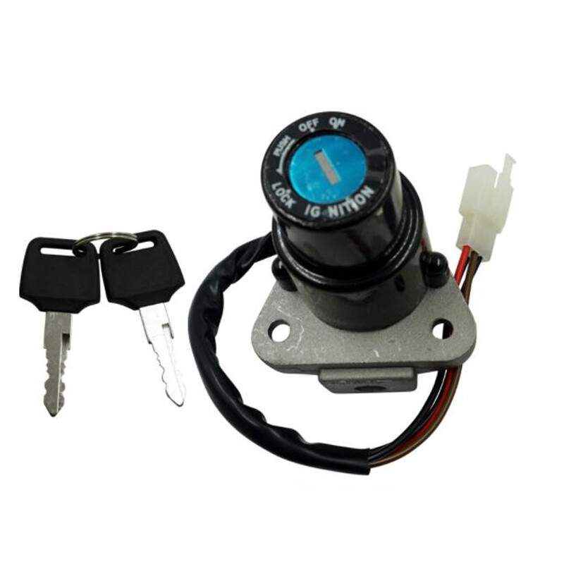 Motorcycle Ignition Switch Lock With Keys Universal For ATV Off-road Dirt Bikes_
