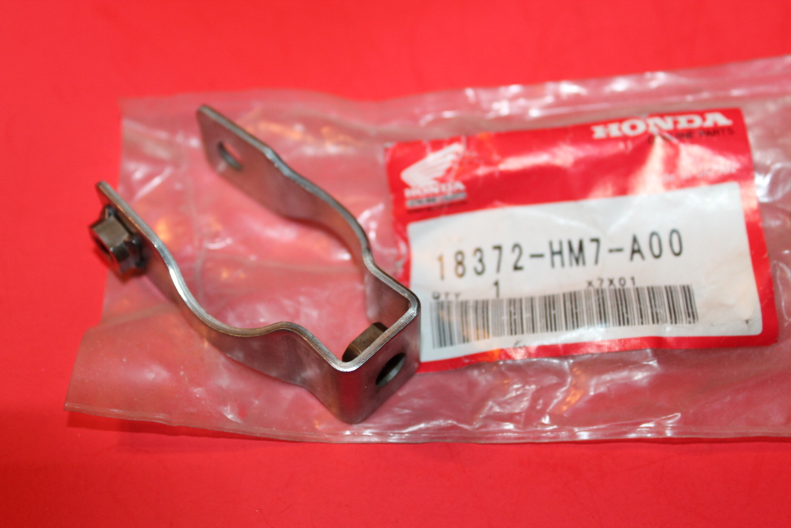NOS HONDA 1998-2001 TRX400 MUFFLER PROTECTOR BAND PART# 18372-HM7-A00