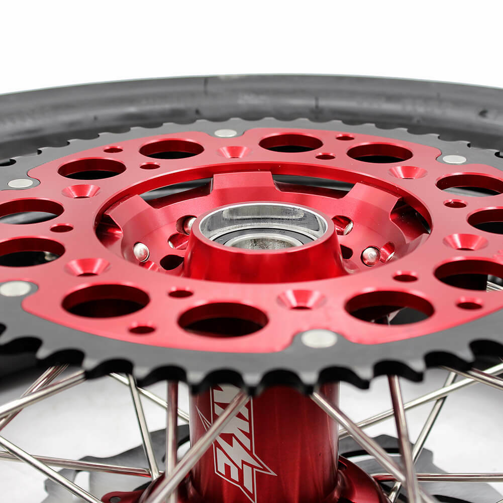 KKE 17”inch Supermotard Wheels Fit Honda CRF250X 2004/ CRF450X 05-18 CST Tyres