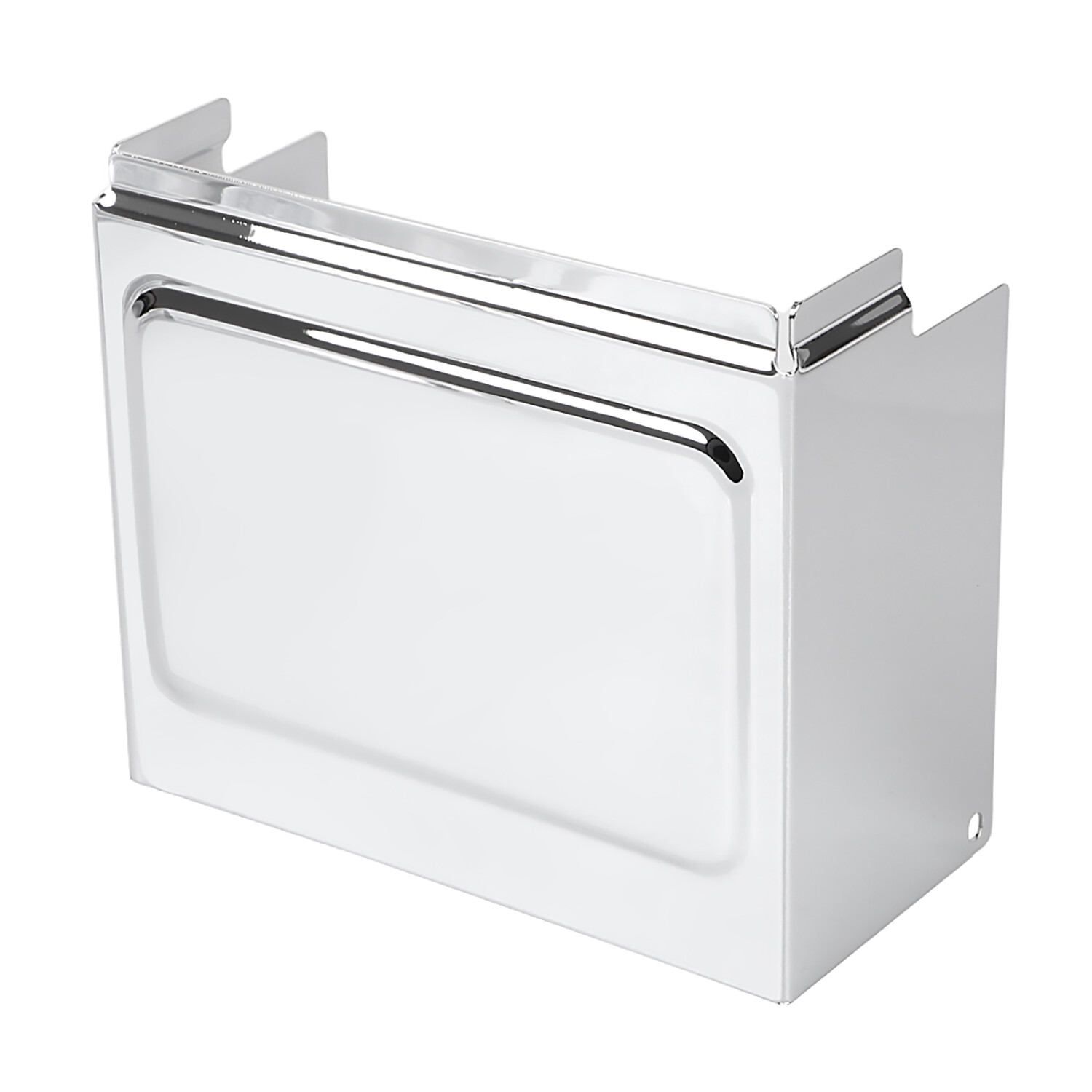 Chrome Battery Box Side Cover Top Lid For Harley Dyna Super Wide Glide Low Rider
