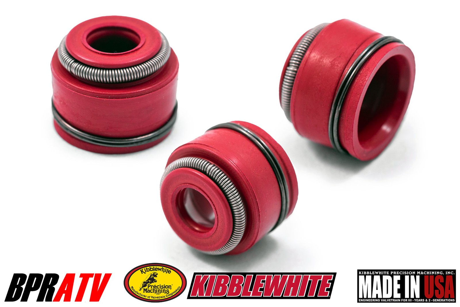2007 Suzuki RMZ450 Stock Replacement Kibblewhite Intake Exhaust Valves RED Seals