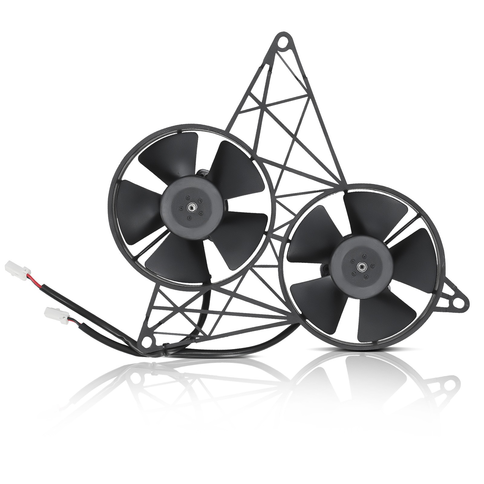 Radiator Cooling Fan with Bracket for Harley V-ROD/VRSC/VRSCDX 30103041 26724-04