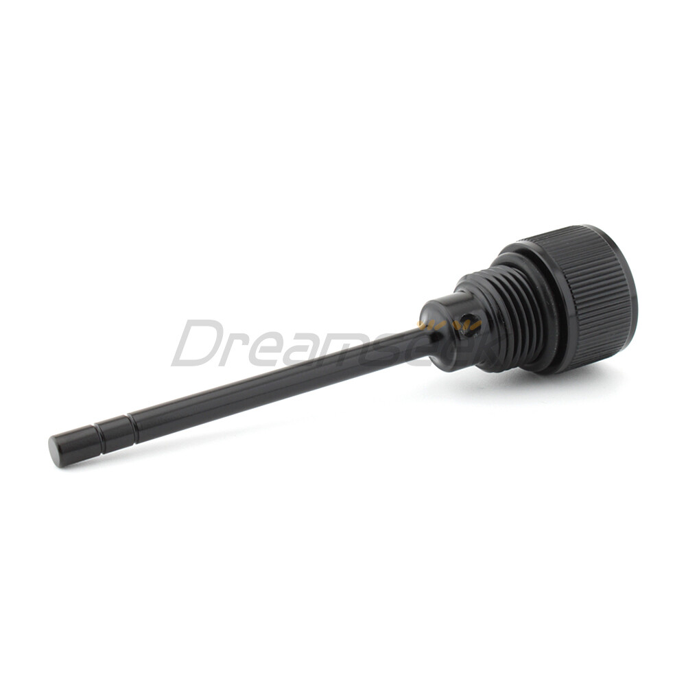 Black Dipstick Transmission Oil Fill Plug for Harley Softail Electra Glide 07-19