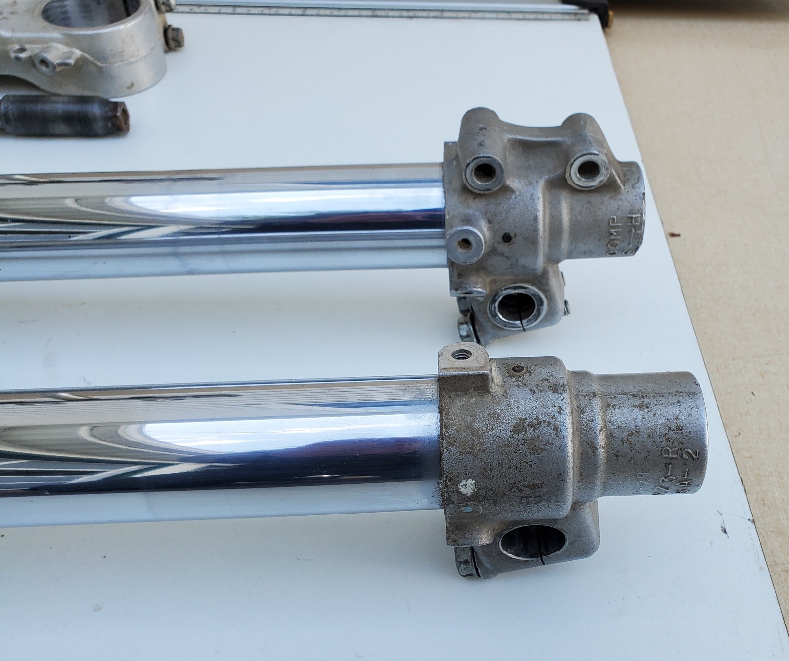 HONDA 43mm FORKS FLAT TRACK SHORT TRACK CR250R CR500 CR250