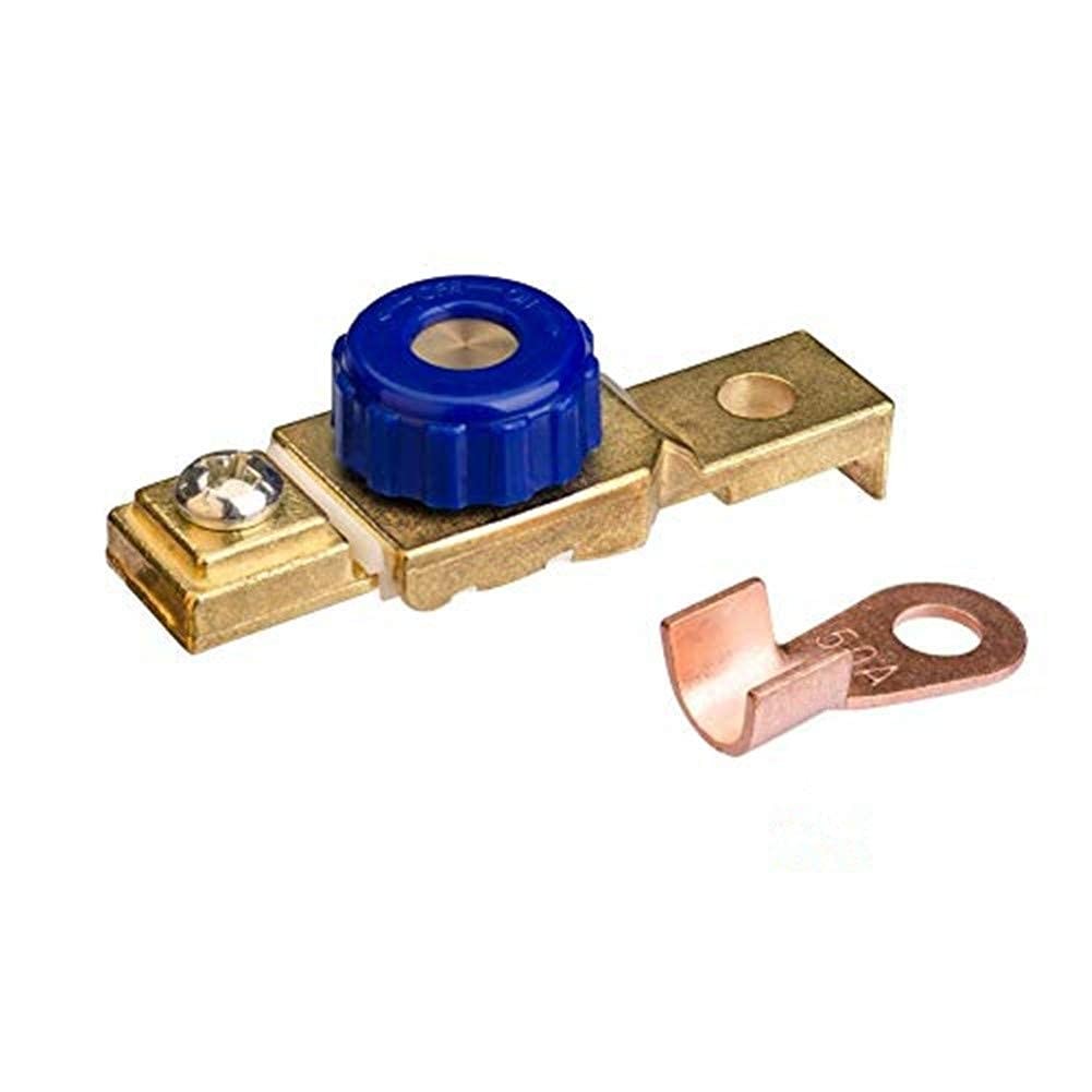 DC12V 80A Motorcycle Battery switches Cut Off Kill Terminal Anti-Leakage Blue