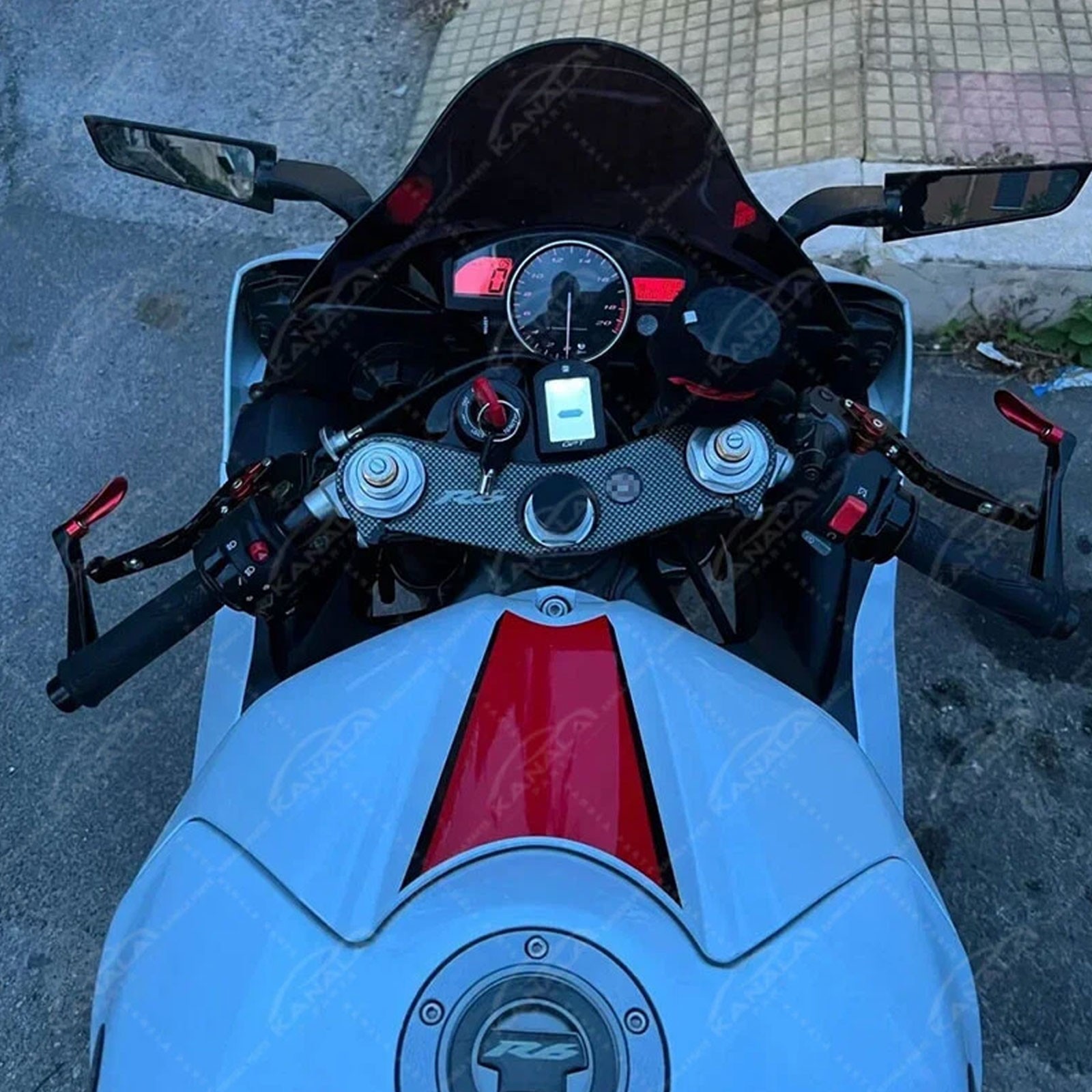 Handlebar Grips Brake Clutch Levers Protector Guard For Honda CBR 600RR 1000RR