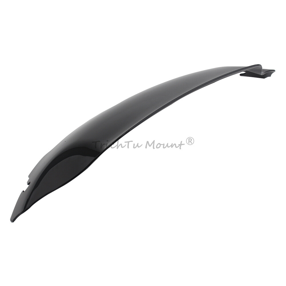 Black 7″ Wave Windshield Windscreen For Harley Touring Electra Glide 2014-2023