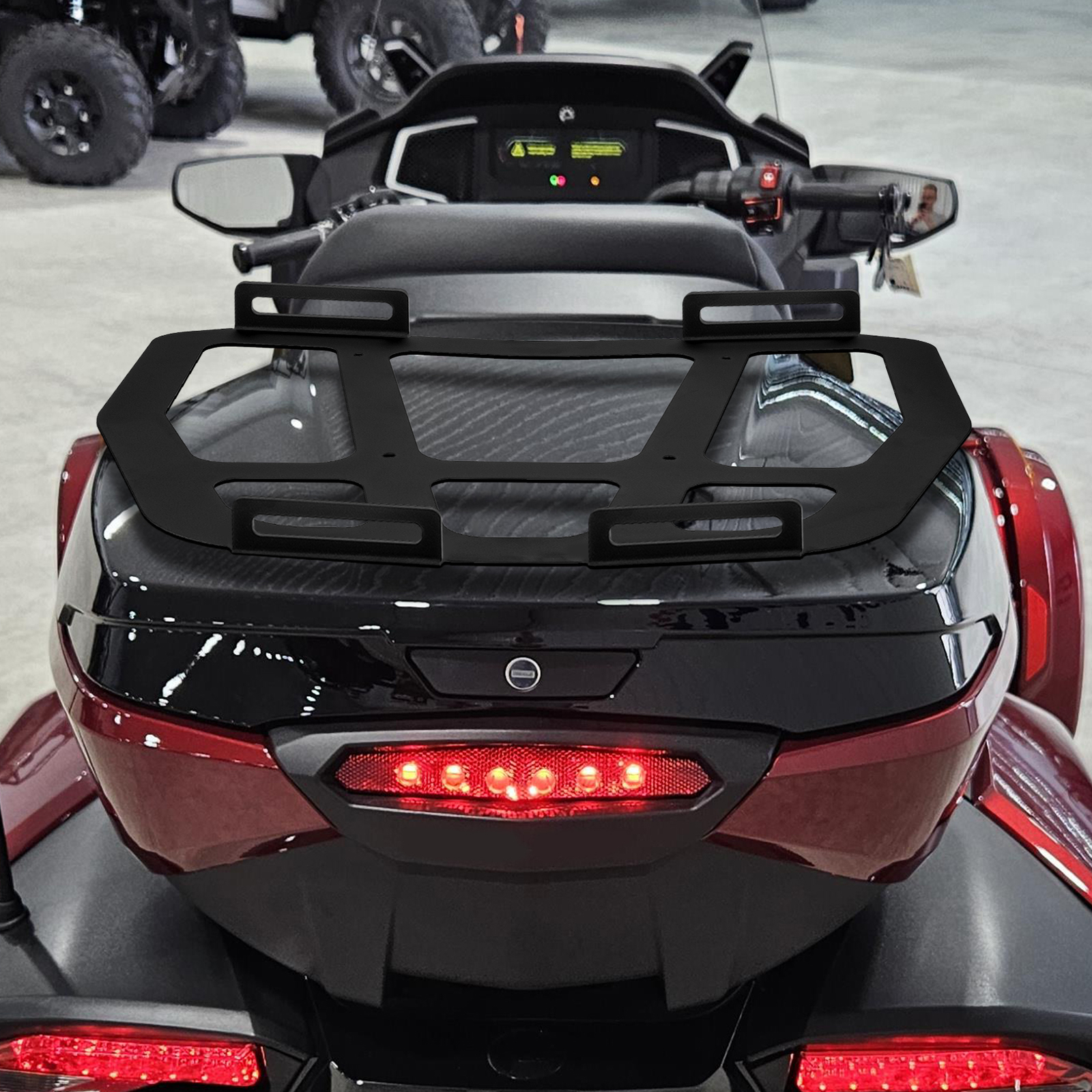 For Can-Am Spyder F3 RT Limited 17″x21.8″ Heavy Duty Rear Luggage Rack 2016-2024