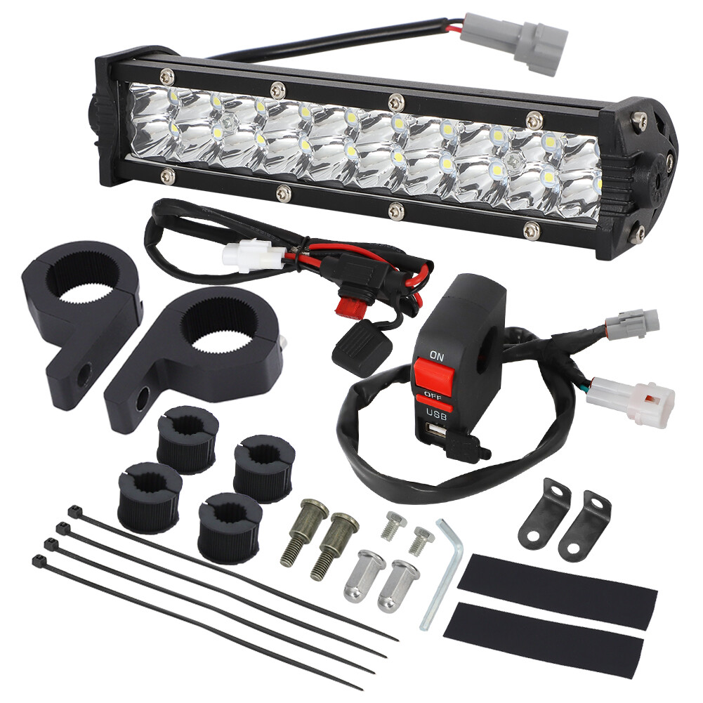 LED Headlight Light Bar Kit For Yamaha YZ250F YZ250FX YZ450F YZ450FX Plug-&-Play