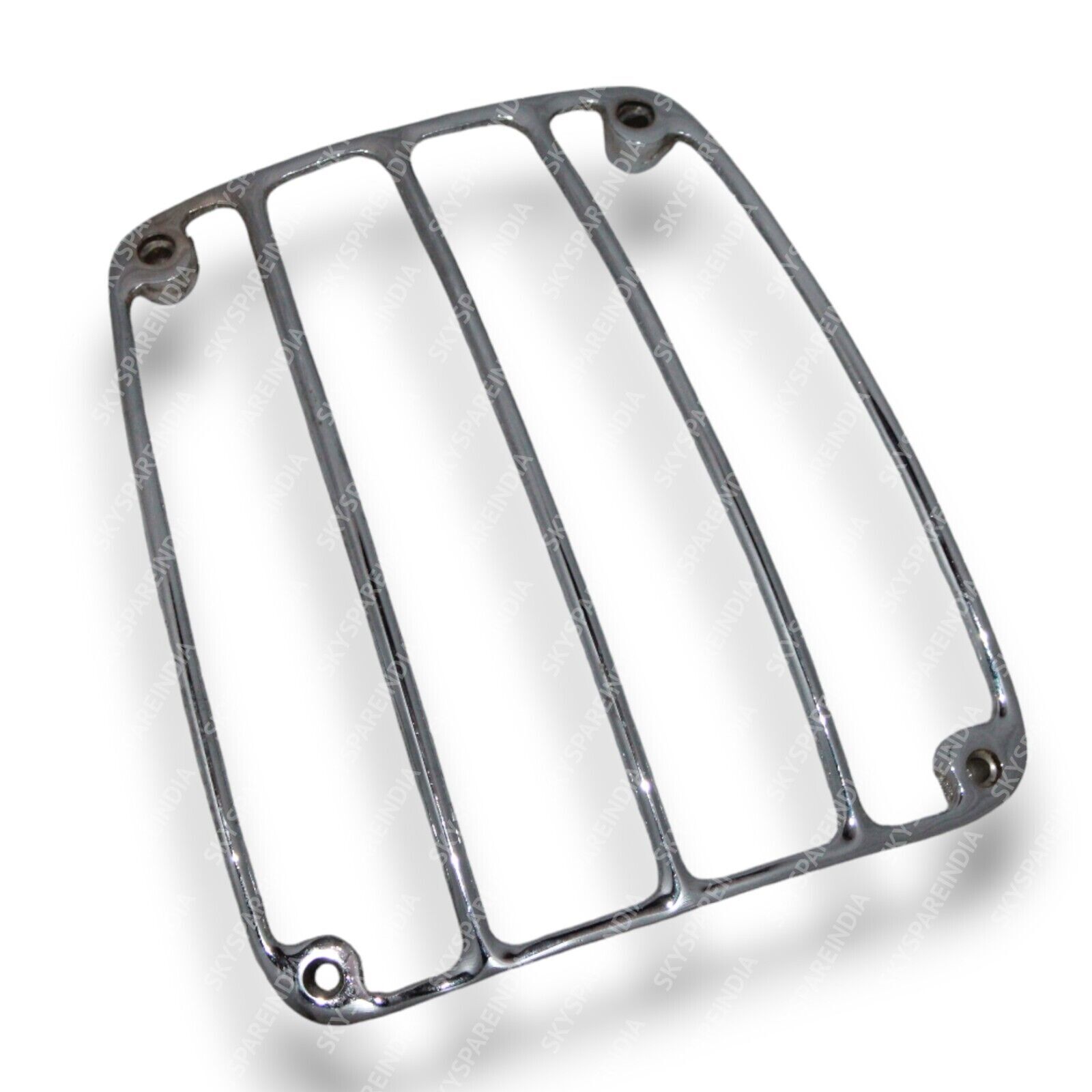 Petrol Fuel Gas Tank Grill Brass Chrome Compatible With Royal Enfield Old Model