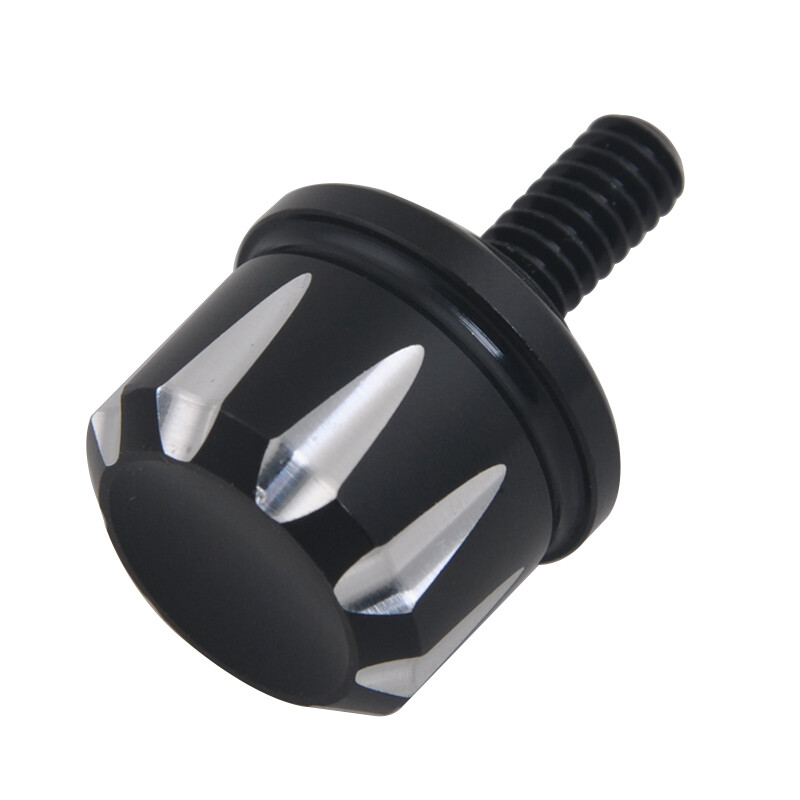 1PCS Rear Fender Seat Bolt Screw Nut Skull For Harley Touring Dyna Softail King