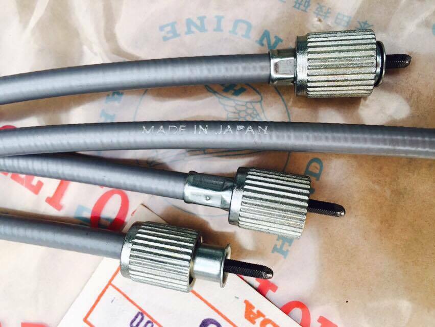 Honda CB250,350 CD250 CL250,350 XL100,125 MT125 MR175 Speedometer Cable Nos 1pcs