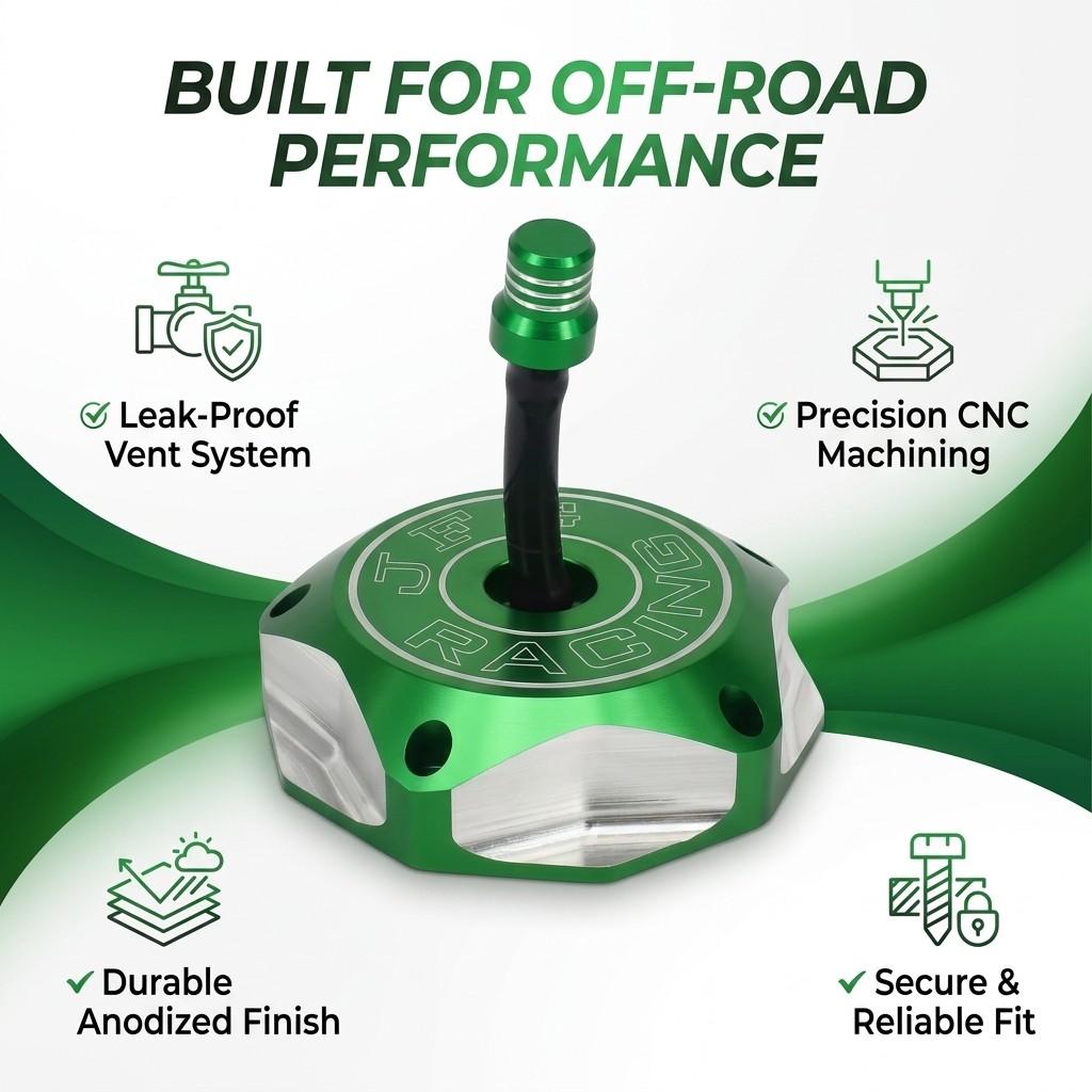 Gas Cap Fuel Tank Cap Fit for KLX110 KLX110L 2010-2025 KLX140 KLX140L 2008-2025