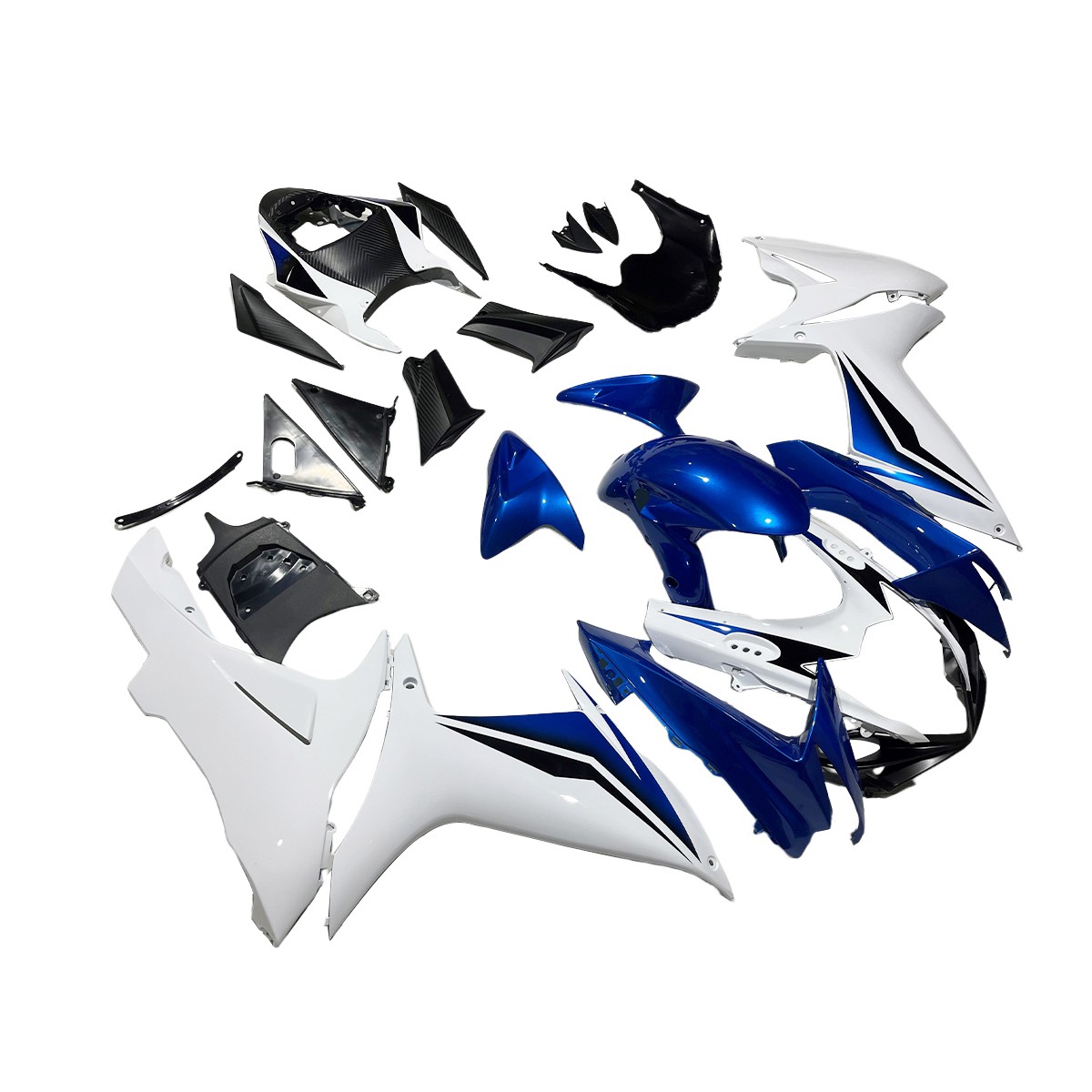 Fairings Cover for GSXR600 750 Suzuki 2011-2026 ABS Plastic White Blue Bodywork
