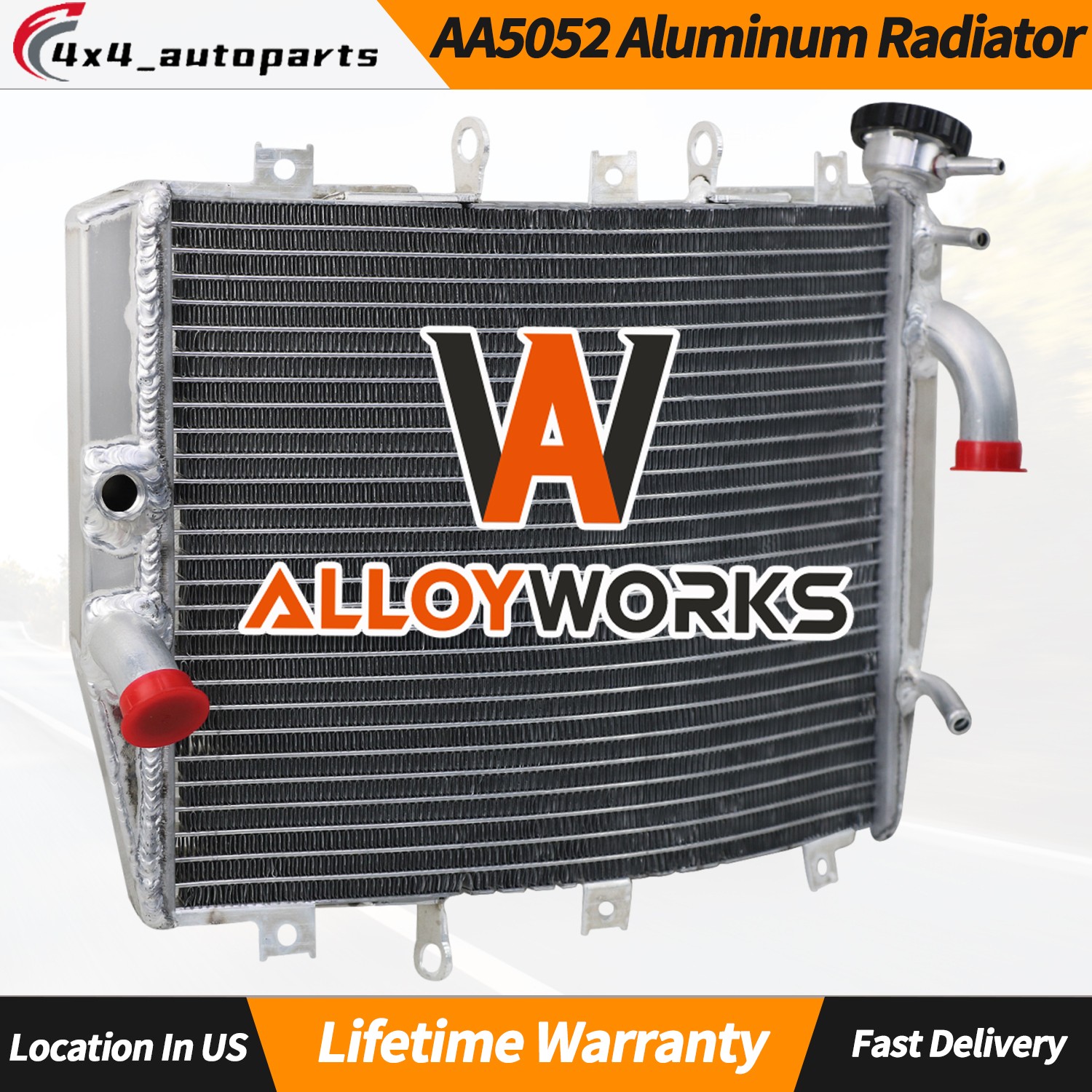 Full Aluminum Racing Radiator For 98-2002 99 2000 Kawasaki Ninja ZX6R ZX 6R