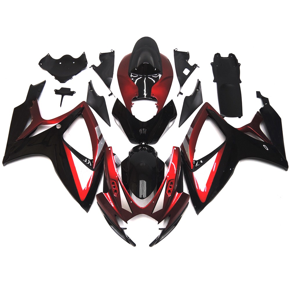 Full Bodywork Fairings For Suzuki GSXR600 GSXR750 K6 2006 2007 ABS Fairing Red
