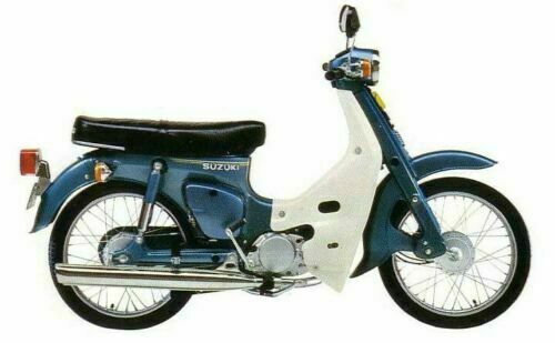 Suzuki FR 80 Grips Hand Cover Guard White