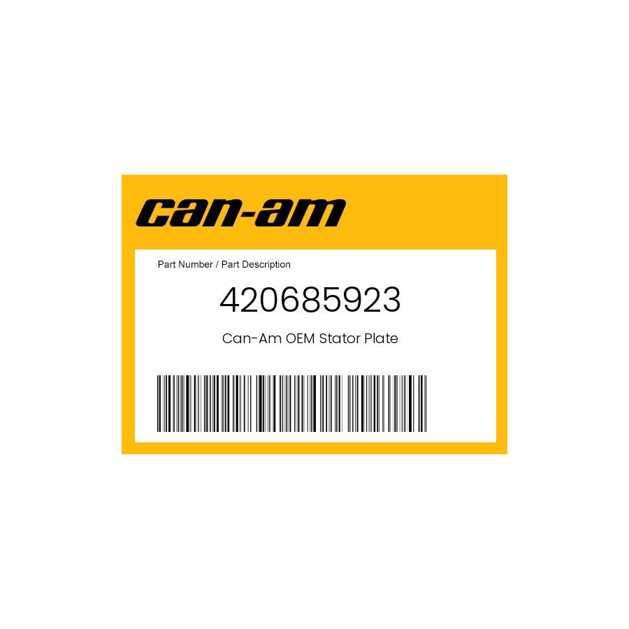 Can-Am Genuine Stator Plate – 420685923