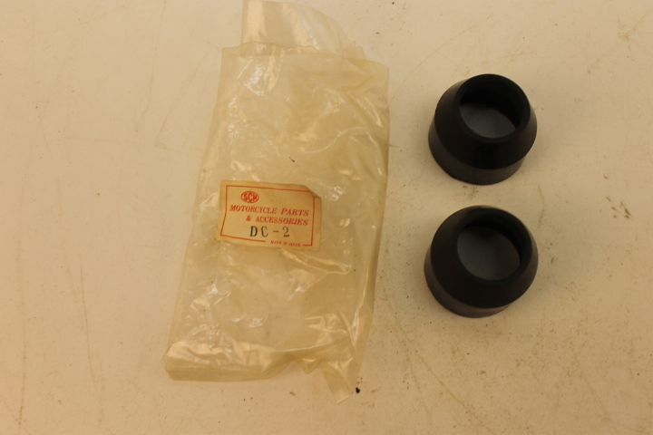 SCM DC-2 Motorcycle Fork Dust Cover Boots – Set of 2 – New Old Stock