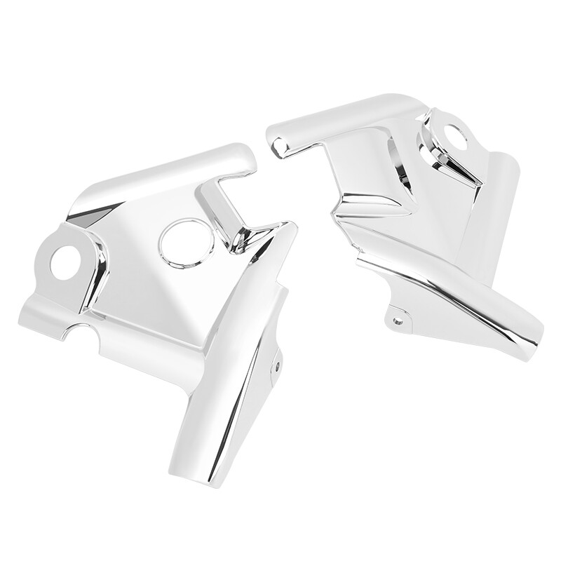Pair Front Fork Upper Frame Neck Cover For Yamaha V-Star XVS1100 1999-2011