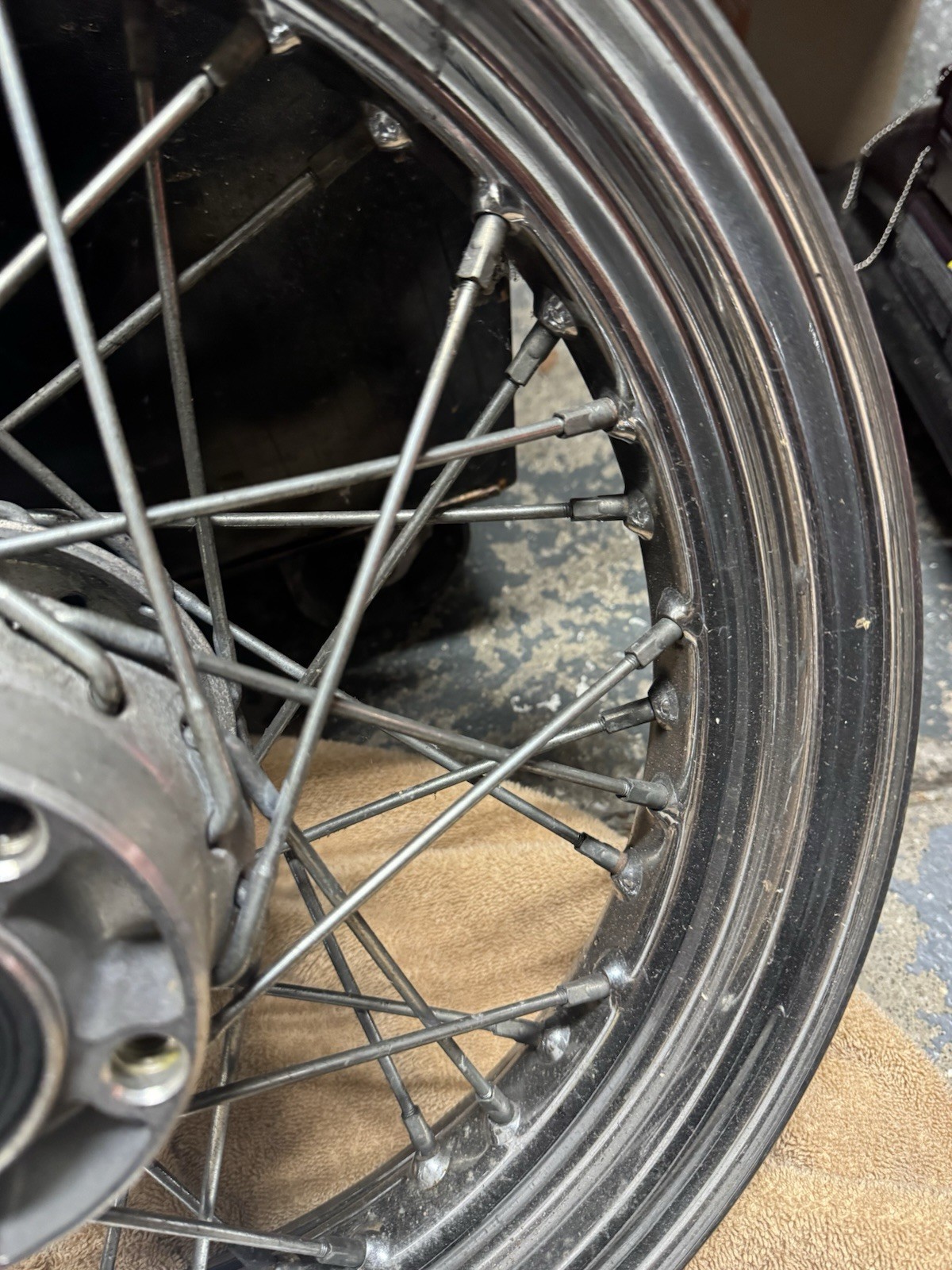 Harley Davidson Sportster 16” Wire spoke Wheel
