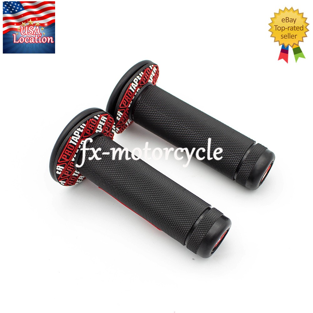 For Honda CRF250F 2019-2023 Red Clutch Brake Levers & Grips Handle Dirtbike Set