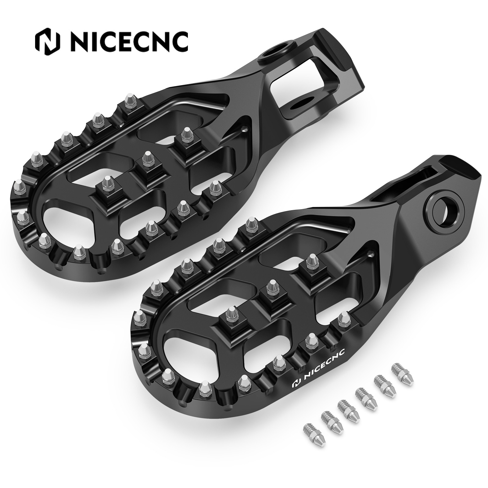 Forged Foot Pegs Footrests Wider Pedal For KTM 125 250 300 350 450 SX XC F 23-24