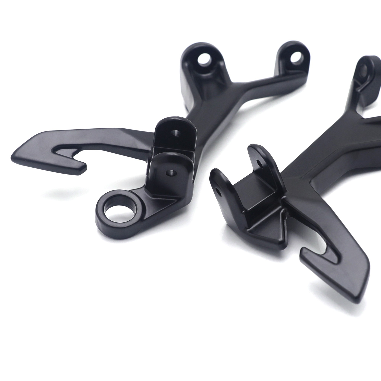 Rear Foot Pegs Rest Bracket Set Fit Kawasaki Ninja 400 2018-2024 Z400 2019-2024
