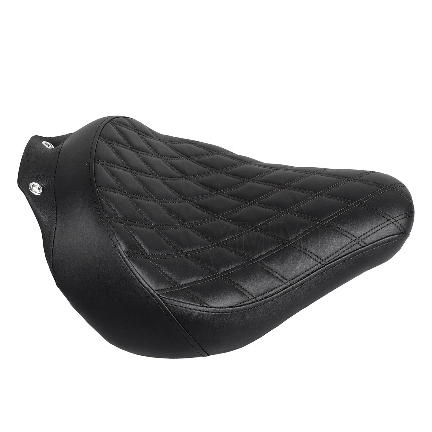 Synthetic Leather Front Driver Rider Solo Seat For Harley Fat Boy FLSTF 07-17